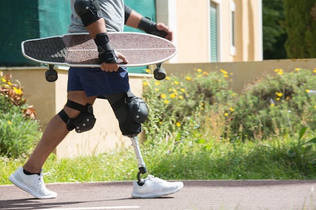 Once basic skills are developed, the next step is adapting the prosthetic to real-world activities. 