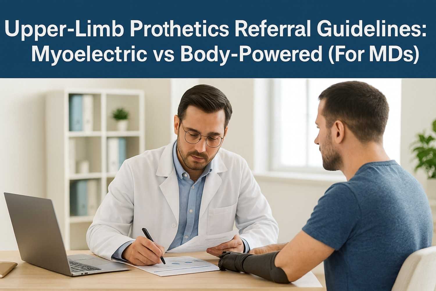 Upper-Limb Prosthetics Referral Guidelines: Myoelectric vs Body-Powered (For MDs)