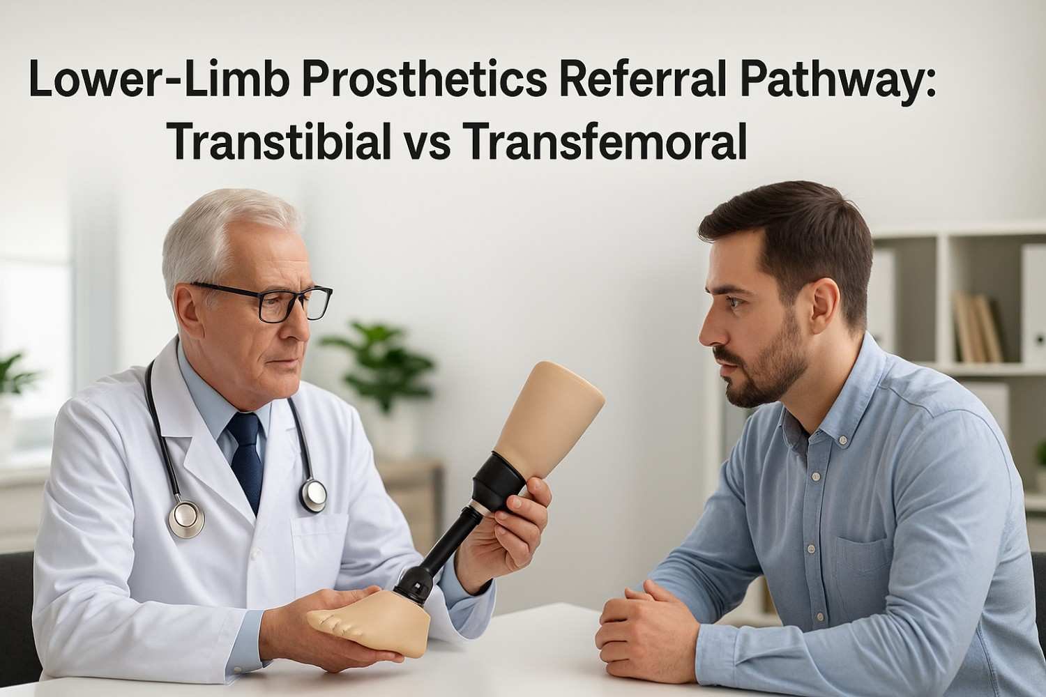 Lower-Limb Prosthetics Referral Pathway: Transtibial vs Transfemoral (For Doctors)