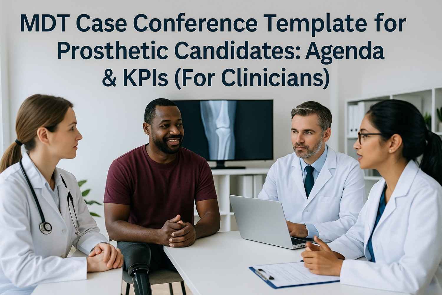 MDT Case Conference Template for Prosthetic Candidates: Agenda & KPIs (For Clinicians)