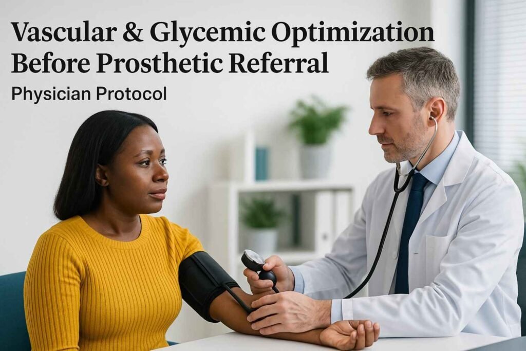 Vascular & Glycemic Optimization Before Prosthetic Referral: Physician Protocol
