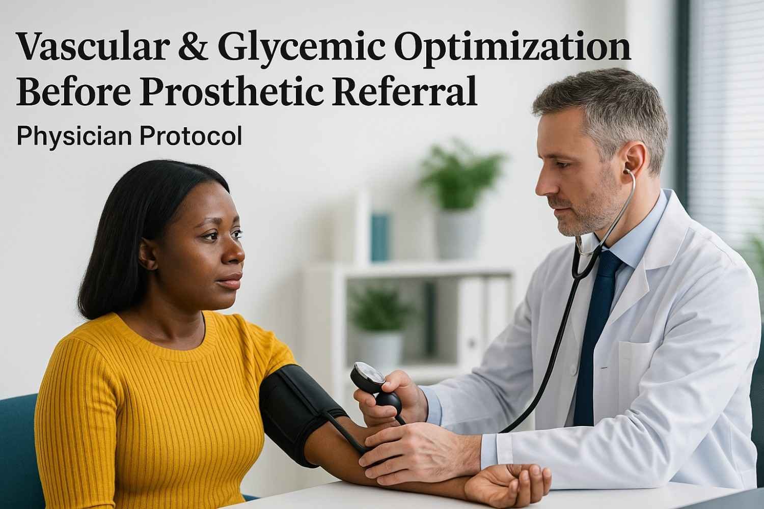 Vascular & Glycemic Optimization Before Prosthetic Referral: Physician Protocol