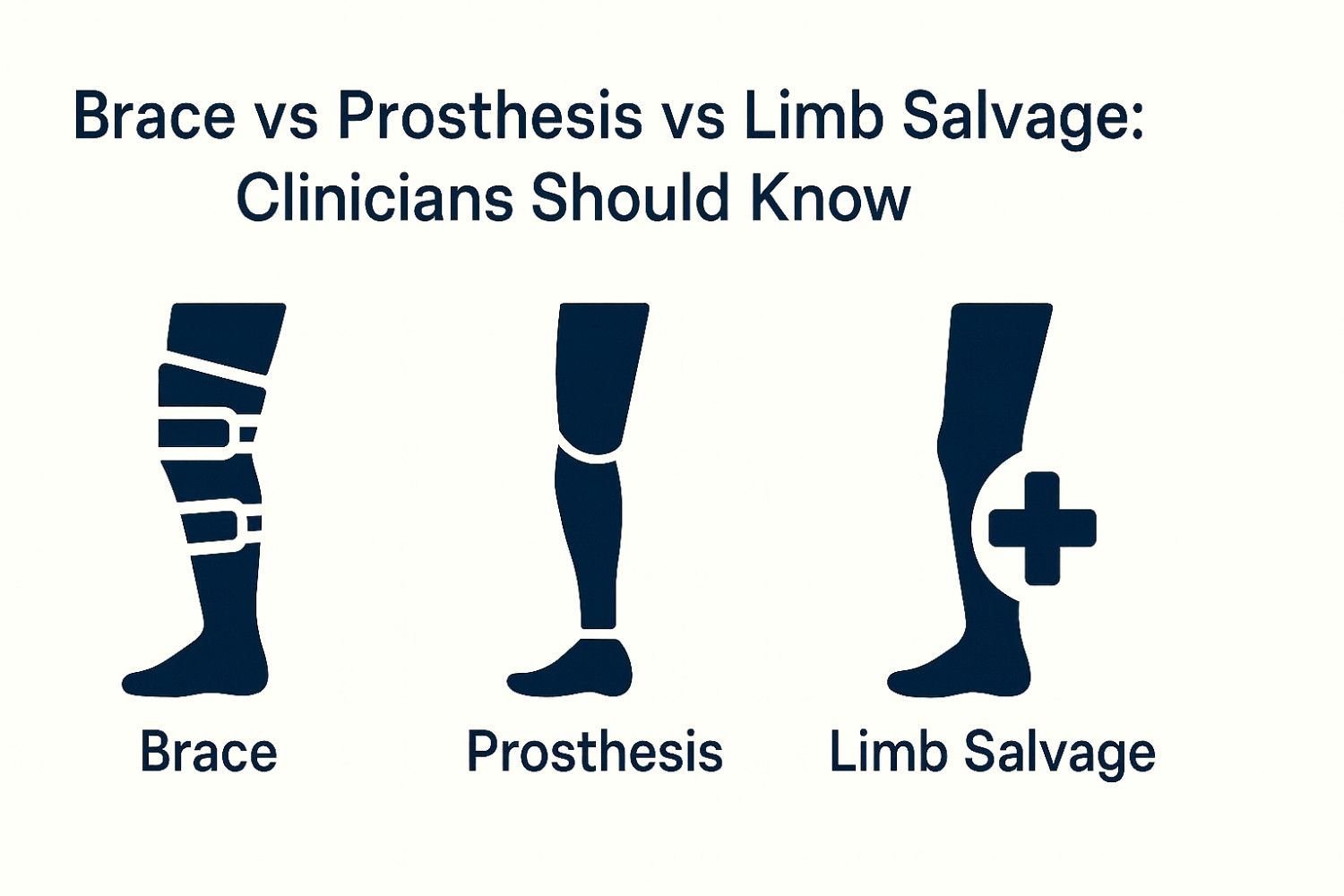 Brace vs Prosthesis vs Limb Salvage: Comparative Outcomes Clinicians Should Know