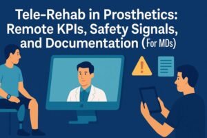 Tele-Rehab in Prosthetics: Remote KPIs, Safety Signals, and Documentation (For MDs)
