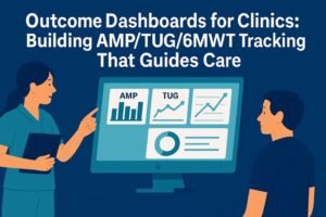Outcome Dashboards for Clinics: Building AMP/TUG/6MWT Tracking That Guides Care