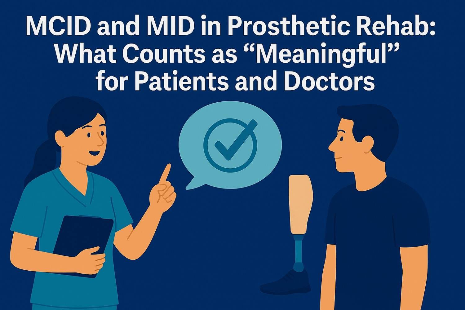 MCID and MID in Prosthetic Rehab: What Counts as “Meaningful” for Patients and Doctors