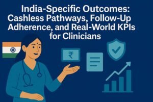 India-Specific Outcomes: Cashless Pathways, Follow-Up Adherence, and Real-World KPIs for Clinicians