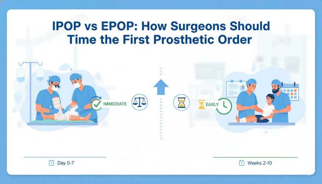 IPOP vs EPOP: How Surgeons Should Time the First Prosthetic Order