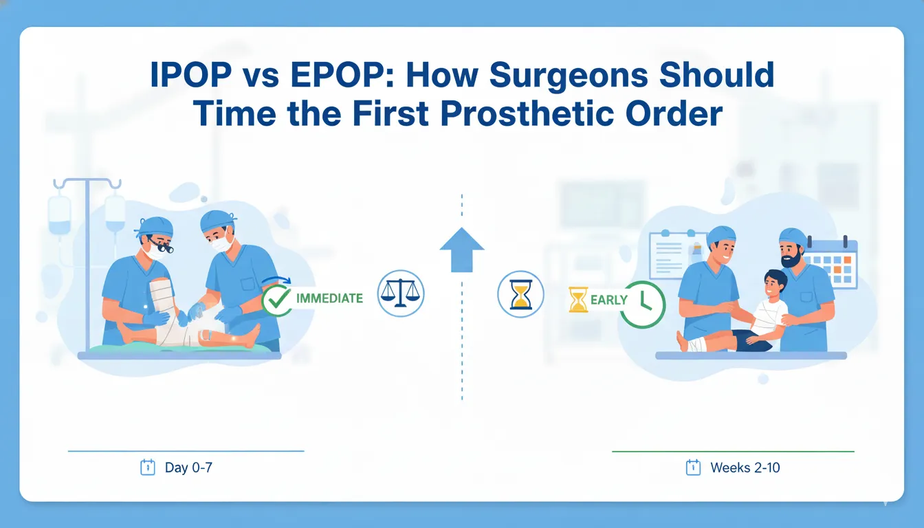 IPOP vs EPOP: How Surgeons Should Time the First Prosthetic Order