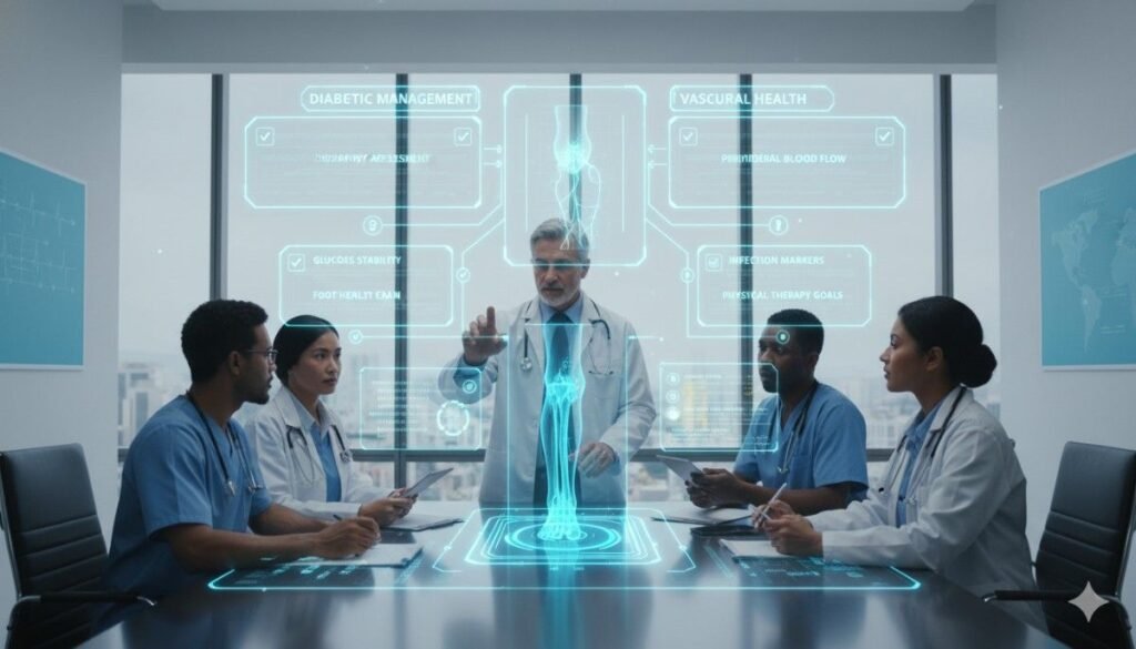 Before signing off on prosthetic clearance