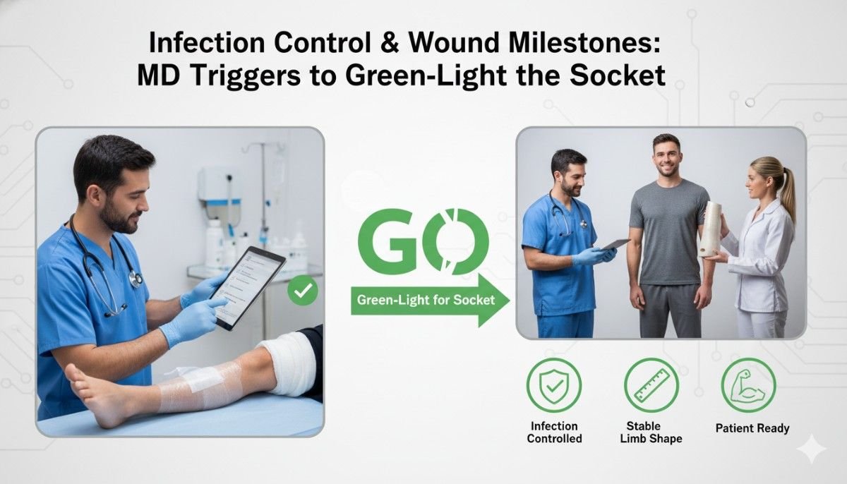 Infection Control & Wound Milestones: MD Triggers to Green-Light the Socket