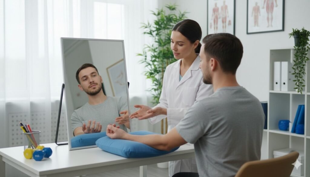 Mirror Therapy might sound simple