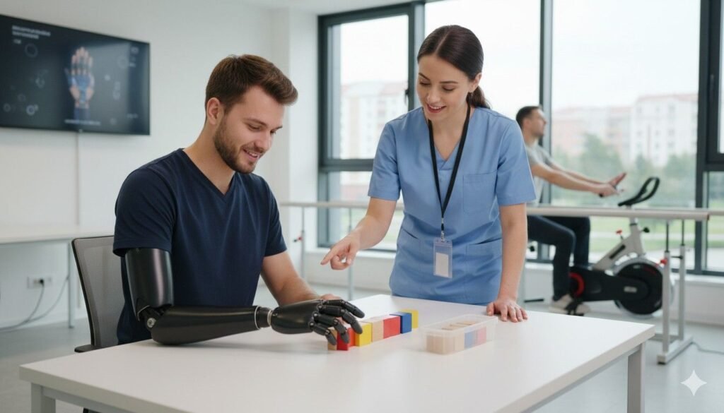 ADLs prepare the patient for many workplace movements