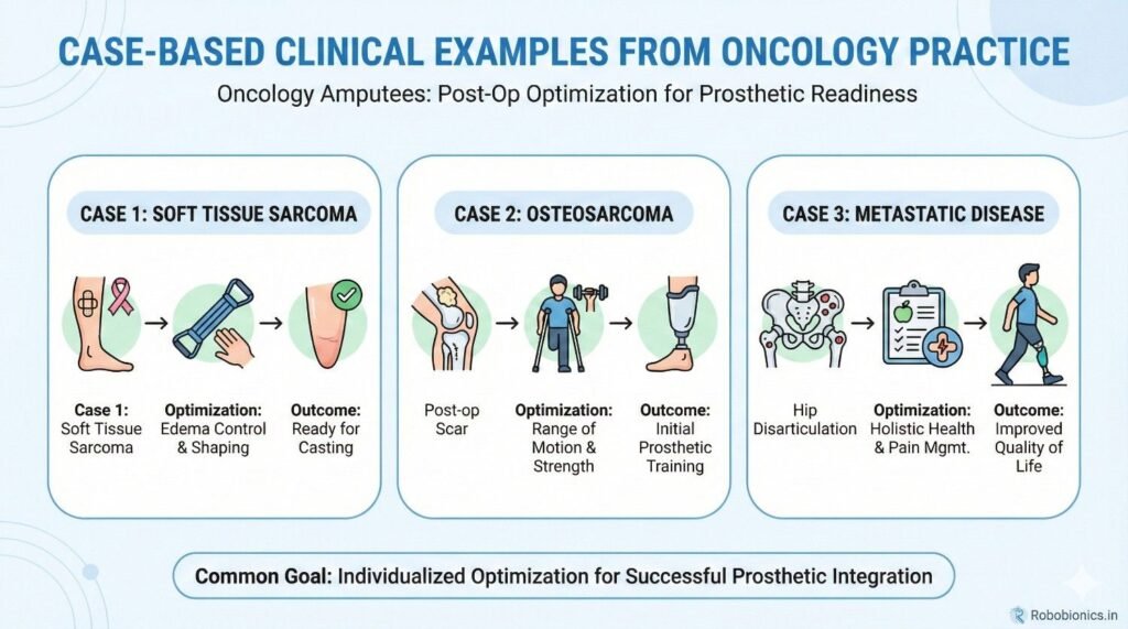A young adult underwent above-knee amputation for sarcoma
