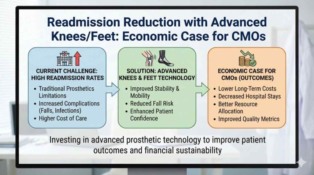 Readmission Reduction with Advanced Knees/Feet: Economic Case for CMOs