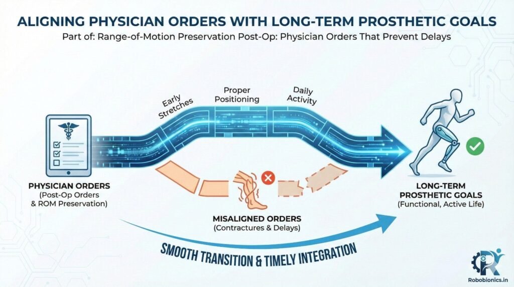 Every movement order should consider future prosthetic