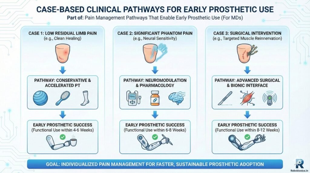 In younger traumatic amputees, pain is often mixed with fear 