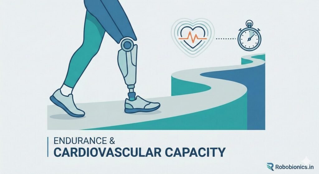 Prosthetic use requires sustained effort