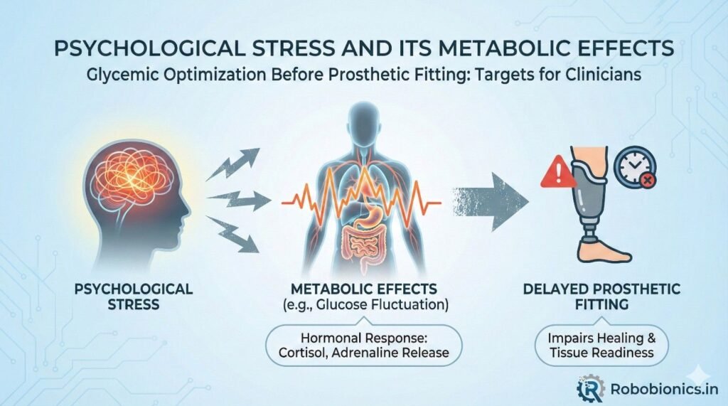 Stress hormones raise glucose levels