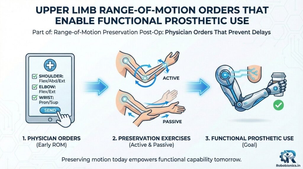 In upper limb amputations, the shoulder becomes the main functional joint