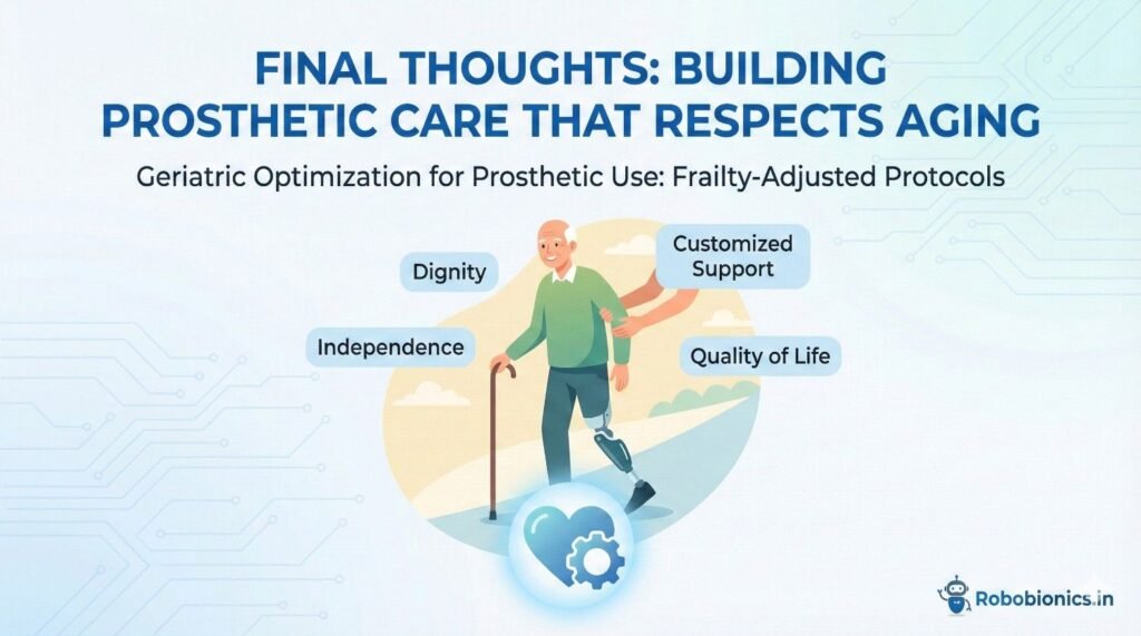 When prosthetic care respects frailty