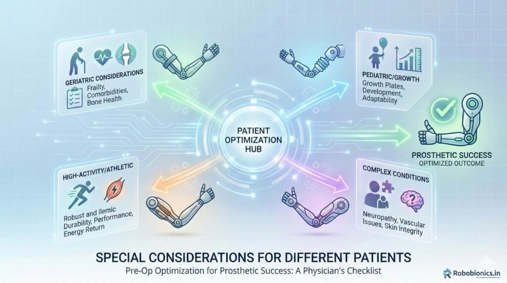 Older patients may heal slower and need more support