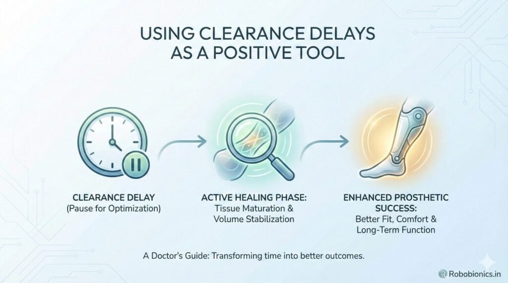 Delays should be framed as strengthening time