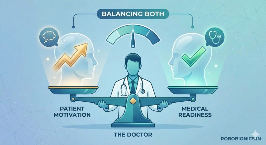 Patient Motivation vs Medical Readiness: How Doctors Should Balance Both