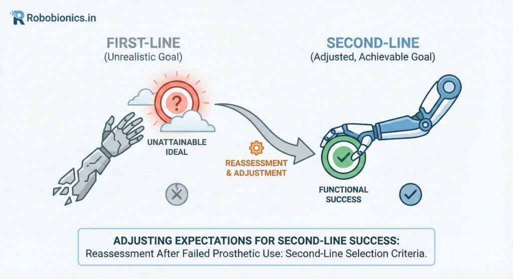 Second-line success is often quieter. 