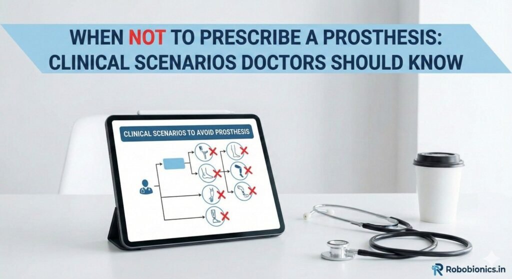 When NOT to Prescribe a Prosthesis: Clinical Scenarios Doctors Should Know