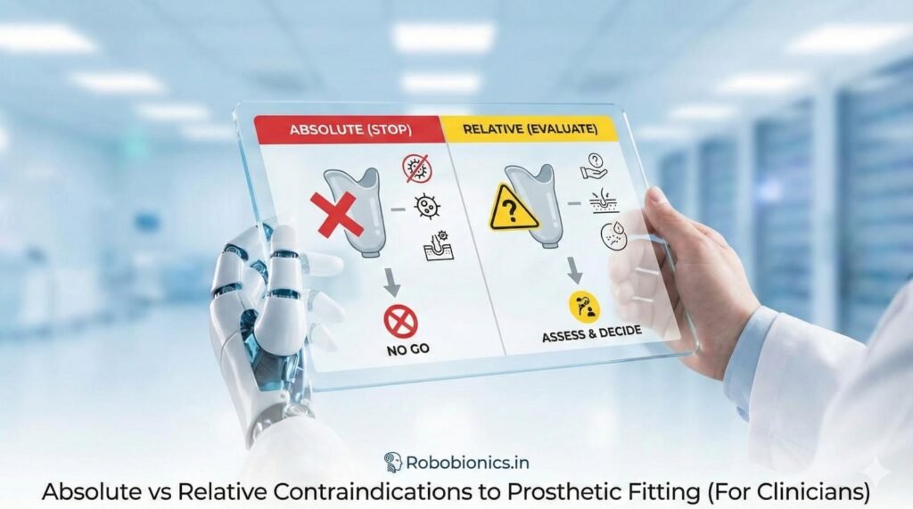 Absolute vs Relative Contraindications to Prosthetic Fitting (For Clinicians)