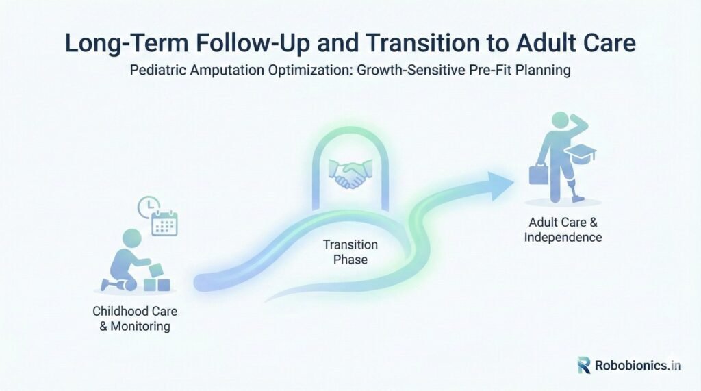 Children eventually move into adult care.