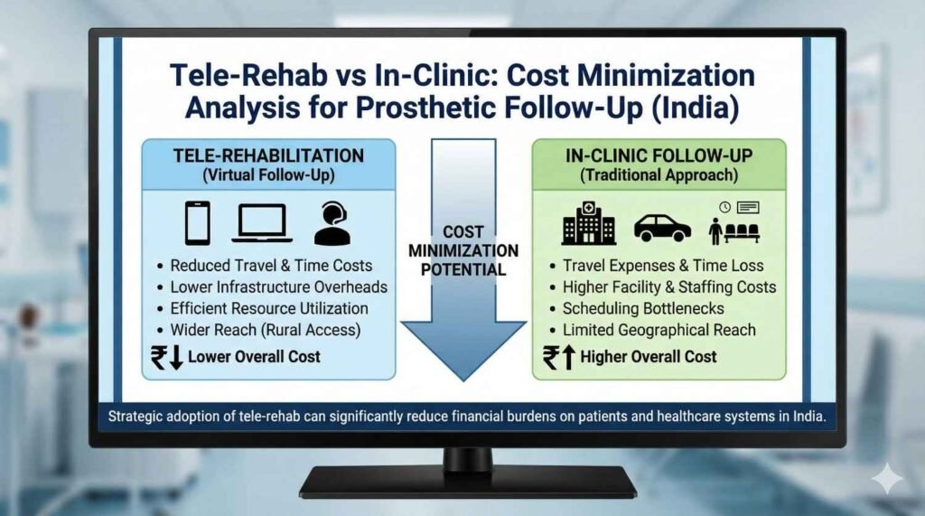 Tele-Rehab vs In-Clinic: Cost Minimization Analysis for Prosthetic Follow-Up (India)