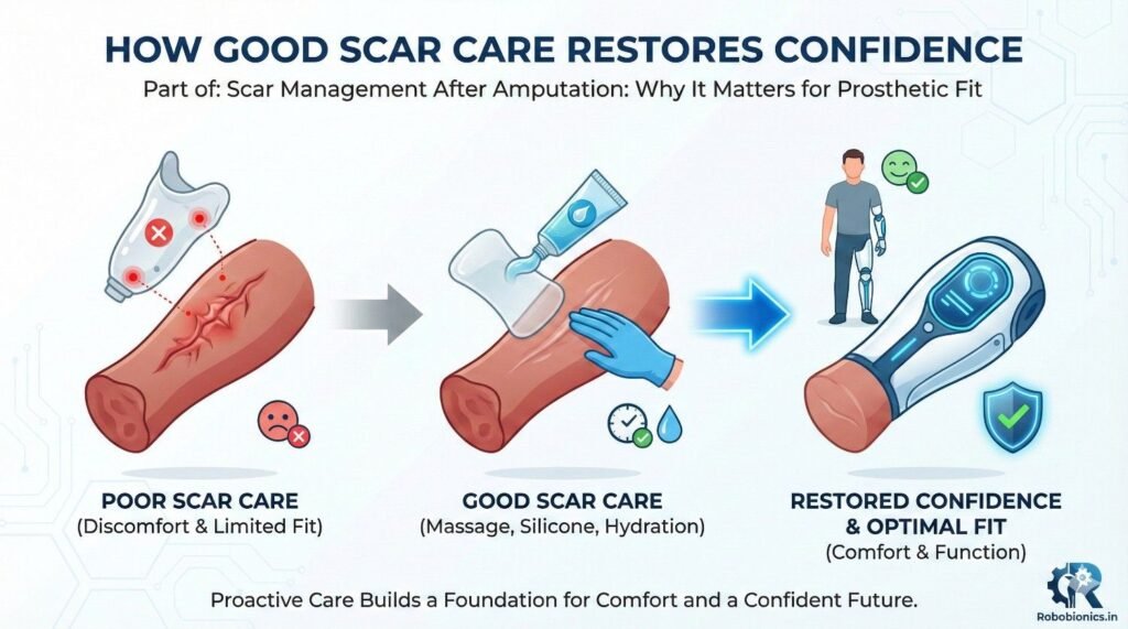 When scars are comfortable, patients trust their bodies again. 