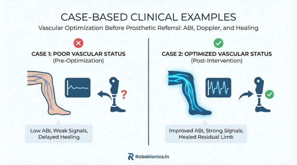 A patient with long-standing diabetes