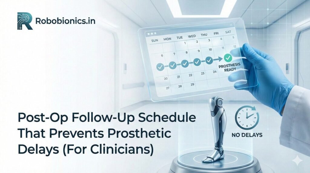 Post-Op Follow-Up Schedule That Prevents Prosthetic Delays (For Clinicians)