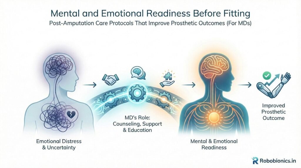 Patients must understand that prosthetics feel unfamiliar