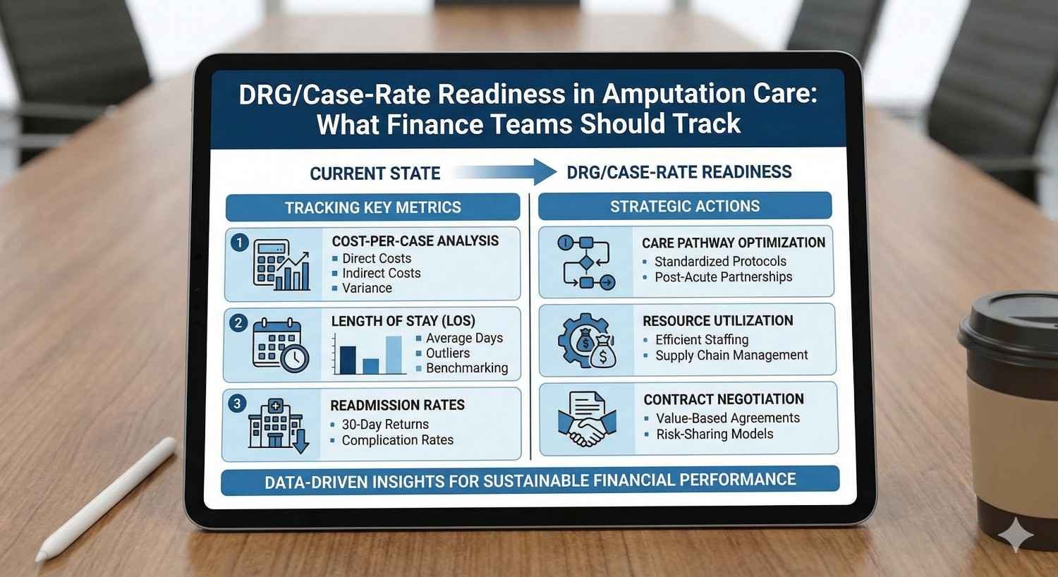 DRG/Case-Rate Readiness in Amputation Care: What Finance Teams Should Track