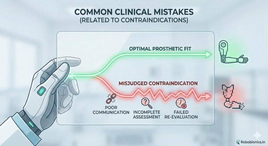 One common mistake is excluding patients unnecessarily