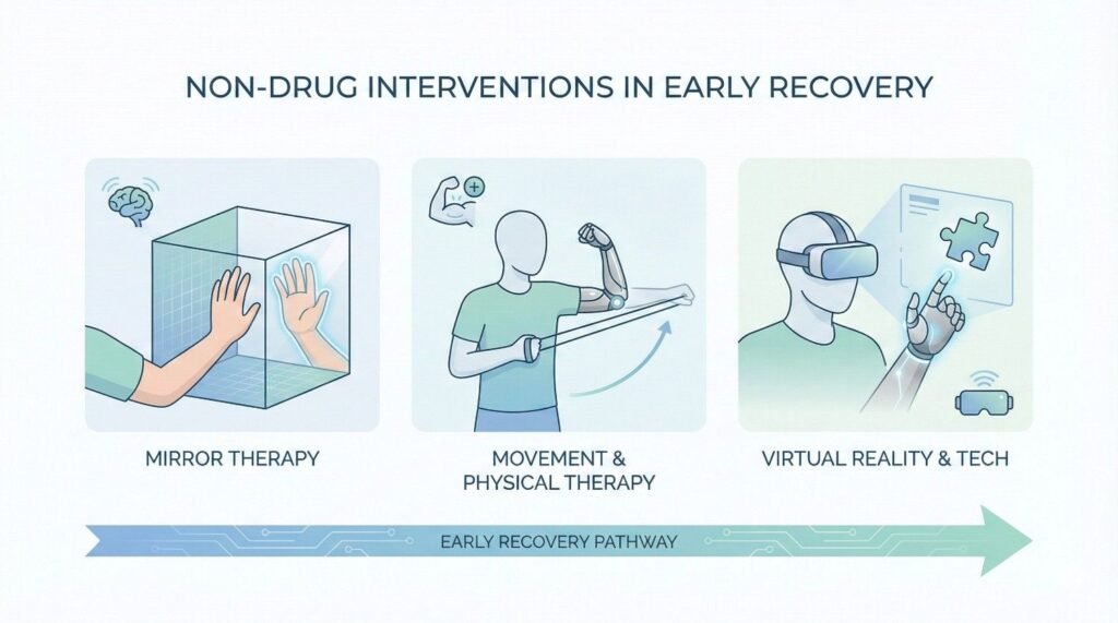 After amputation, the brain loses normal sensory feedback.