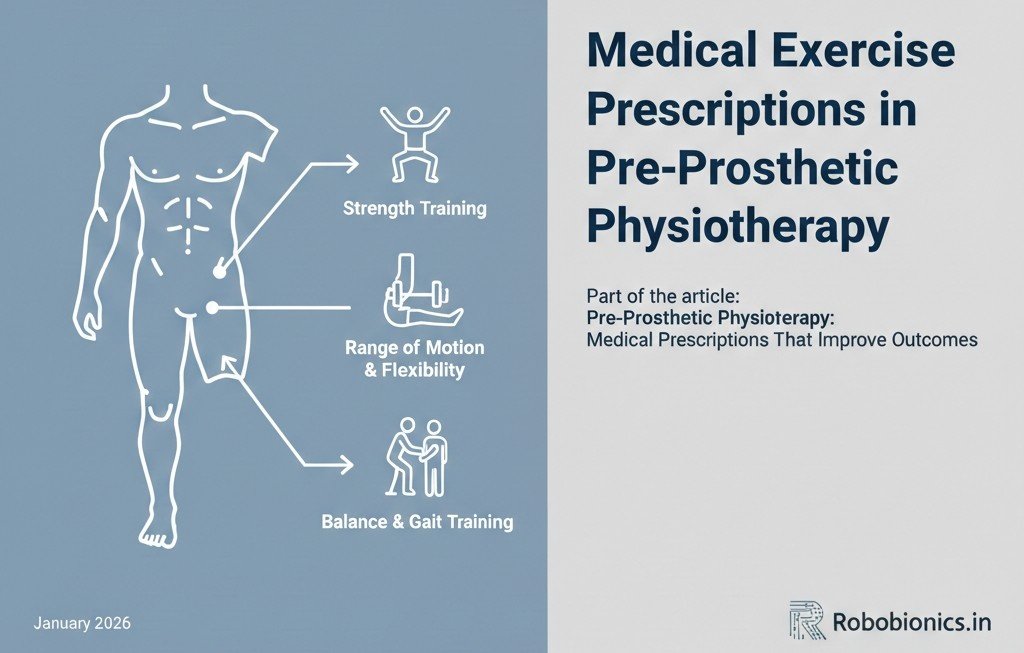Pre-prosthetic exercises are not general fitness routines.