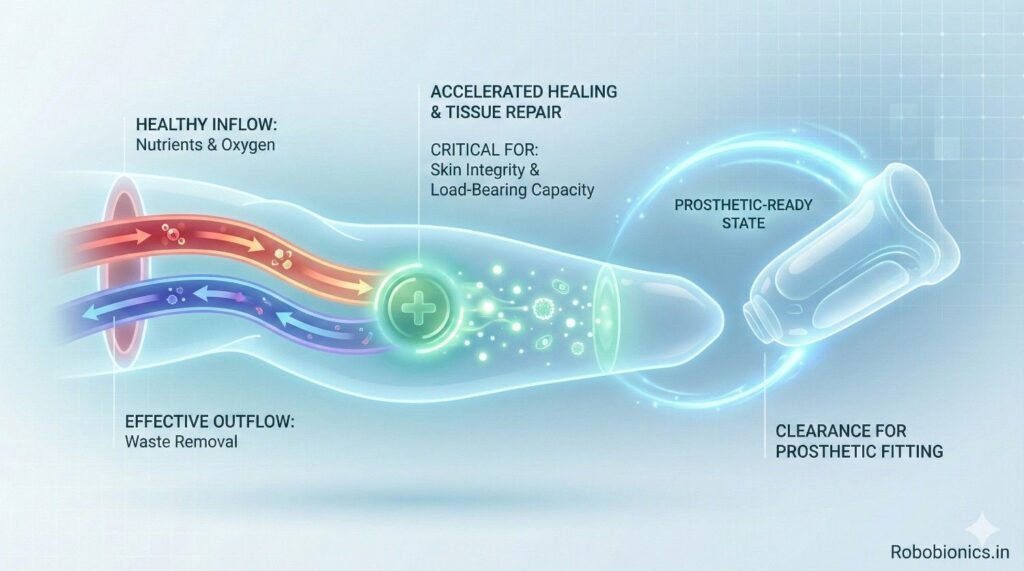 Good circulation supports strong healing. 