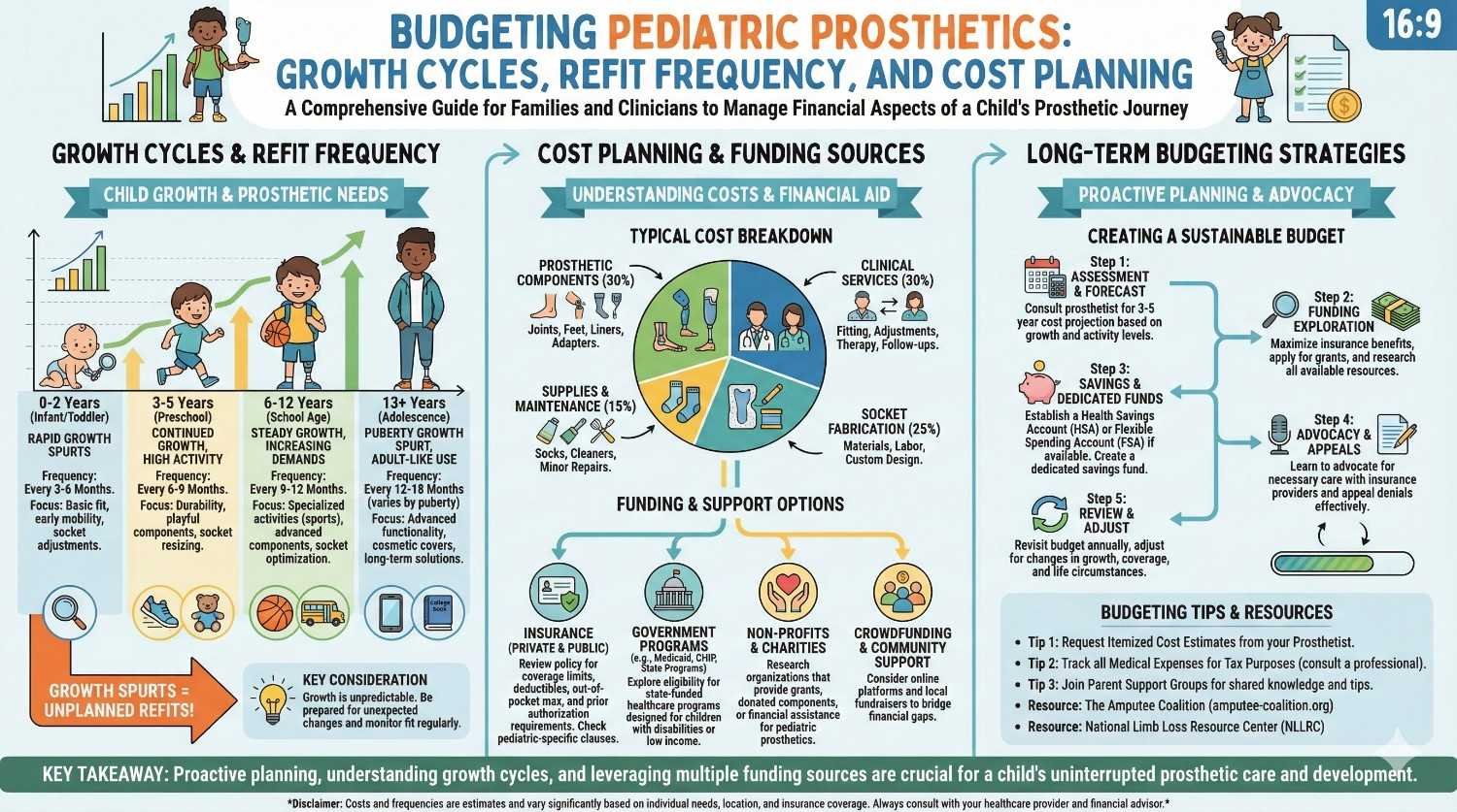 Budgeting Pediatric Prosthetics: Growth Cycles, Refit Frequency, and Cost Planning