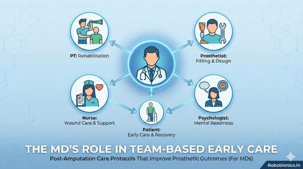 During early use, patients interact with many professionals