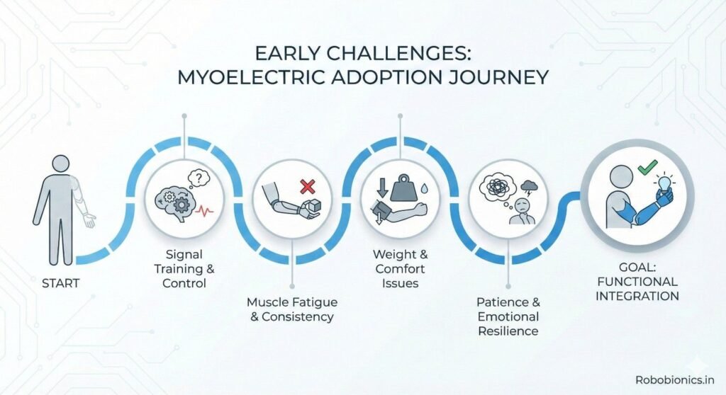 Many patients feel disappointed during early sessions