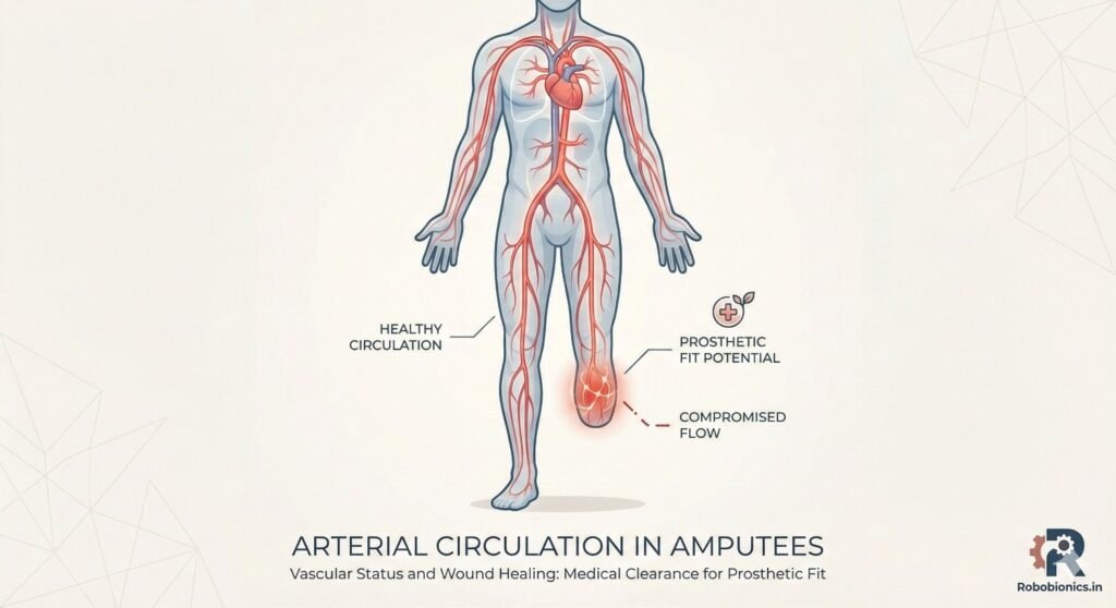 Blockages in major arteries reduce blood delivery