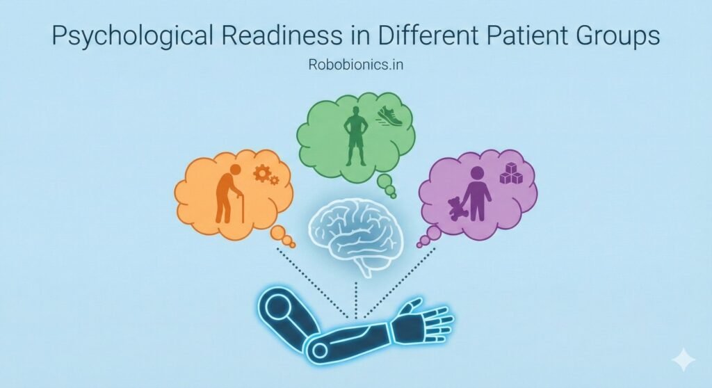 Patients who lose a limb suddenly often struggle