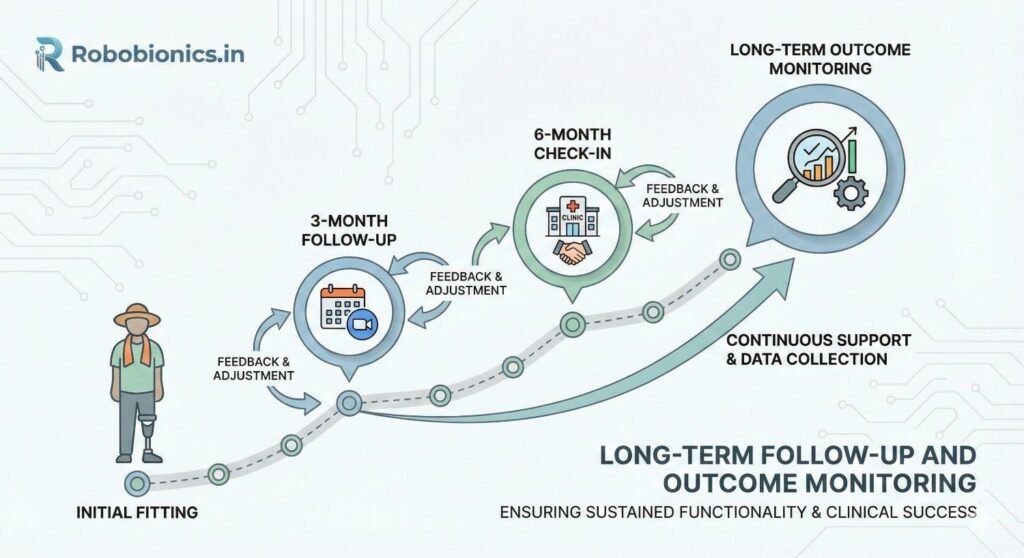 Even when follow-up visits are infrequent