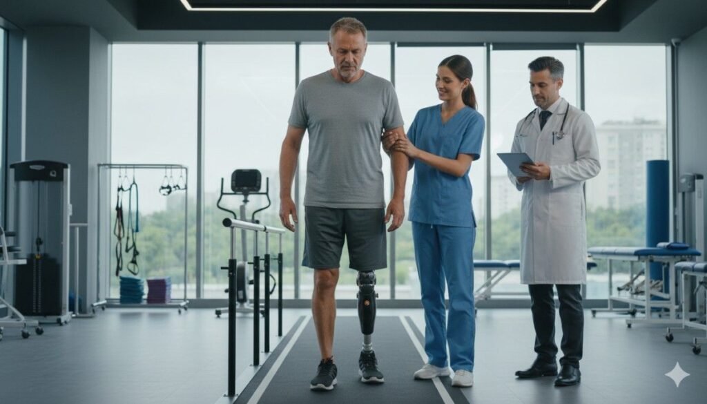 Leadership should frame early prosthesis fitting